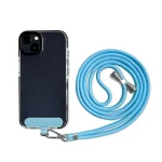 Cell Phone Lanyard Anti-lost Crossbody Strap With Patch, Black, White, Red - Image 2