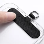 Cell Phone Lanyard Anti-lost Crossbody Strap With Patch, Black, White, Red - Image 5