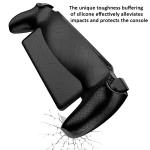 For Sony PS Portal Game Console Silicone Protective Cover Oil Spray All-Inclusive Protective Case, Silicone - Image 4