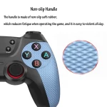For Switch Pro / PC / Android Wireless Bluetooth Game Controller With Wake-Up Vibration, Blue, Elegant Silver, Elegant White - Image 6