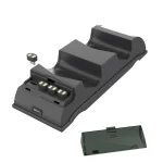 For PS4 Slim / Pro Gamepad Docking Charger Controller Dual Charger With Display Lights, For PS4 (Black), For PS4 (White)