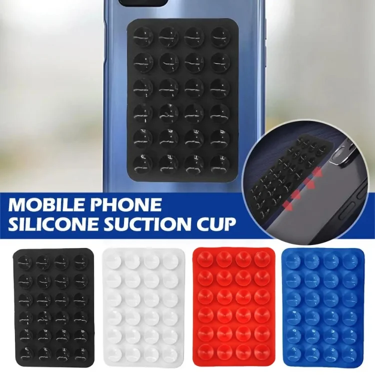 TBD06042940_B4.webp Mobile Phone Silicone 24 Square Shaped Suction Cup Mobile Phone Back Stickers - Image 5