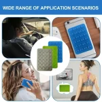 Mobile Phone Silicone 24 Square Shaped Suction Cup Mobile Phone Back Stickers - Image 6