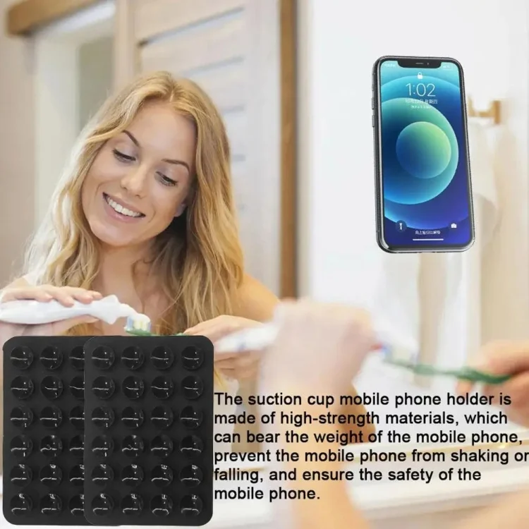 TBD06042940_B6.webp Mobile Phone Silicone 24 Square Shaped Suction Cup Mobile Phone Back Stickers - Image 7