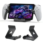 JYS Game Console Desktop Stand For PS Portal / Steam Deck / ROG Ally / Switch / Mobile Phones, Black, White