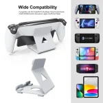 JYS Game Console Desktop Stand For PS Portal / Steam Deck / ROG Ally / Switch / Mobile Phones, Black, White - Image 5
