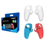 For PS5 PlayStation Portal Game Console DOBE Split Silicone Protective Case, White, Red and Blue - Image 7