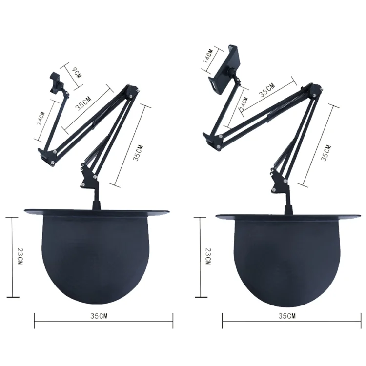 TBD06043082_B2.webp Clip-free Hidden Cantilever Lazy Phone / Tablet Holder Bedside Desktop Live Stand, Phone Model, Tablet/Phone Universal, Dual-purpose Model - Image 3