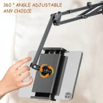 Clip-free Hidden Cantilever Lazy Phone / Tablet Holder Bedside Desktop Live Stand, Phone Model, Tablet/Phone Universal, Dual-purpose Model - Image 5