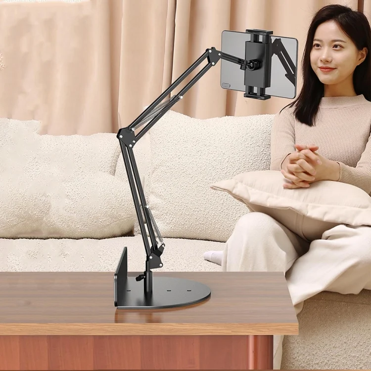 TBD06043082_B8.webp Clip-free Hidden Cantilever Lazy Phone / Tablet Holder Bedside Desktop Live Stand, Phone Model, Tablet/Phone Universal, Dual-purpose Model - Image 9