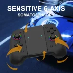 For Switch Joycon With Colorful Light Left And Right Handle, White Button, Black, Pink Blue - Image 5