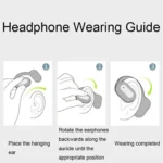 D6 OWS Ear-mounted ENC Noise Reduction Wireless Bluetooth 5.2 Earphones, Black without Accessories, White without Accessories, Black Bag with Accessories, White Bag with Accessories - Image 12