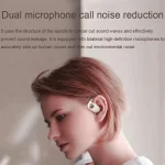JS911 OWS Ear-mounted Dual-mic Call Noise Reduction LED Digital Display Bluetooth Earphones - Image 7
