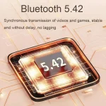 JS911 OWS Ear-mounted Dual-mic Call Noise Reduction LED Digital Display Bluetooth Earphones - Image 9