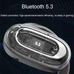 T35 OWS Adjustable Ear-Hook Call Noise Reduction Wireless Bluetooth 5.3 Earphones, Black, White, Blue - Image 7