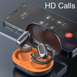 T35 OWS Adjustable Ear-Hook Call Noise Reduction Wireless Bluetooth 5.3 Earphones, Black, White, Blue - Image 8