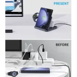 3 In 1 Wireless Charger For Samsung Galaxy Z Fold Mobile Phone Earphones & Smart Watches, F16A - Image 8