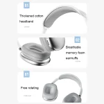 P9 Pro Max HiFi Sound Effect Noise Reduction Wireless Bluetooth Headset, P9 Pro Max (Blue), P9 Pro Max (White), P9 Pro Max (Black) - Image 10