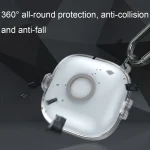 For Beats Fit Pro Transparent PC Hard Shell Earphone Protective Case with Lanyard - Image 5