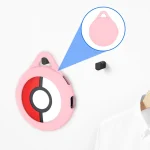 For Pokemon Go Plus+ Sleep Monitor Poke Ball Anti-fall Silicone Protective Case, For Pokemon Go Plus+(Black), For Pokemon Go Plus+(Pink), For Pokemon Go Plus+(Luminous Blue) - Image 6