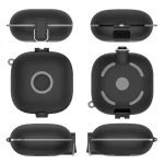 For Beats Fit Pro Switch Type Anti-fall Earphone Protective Case with Buckle Lanyard