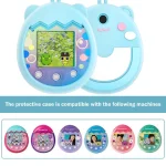 For Tamagotchi Pix Cartoon Electronic Pet Gaming Machine Silicone Protective Cover, Pink, Purple, Blue, Cyan - Image 6