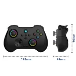 Z01 Wireless Gaming Vortex Dual Hall Body Grip For Switch / PS3 / PS4 / Adroid / IOS, White, black, green - Image 3