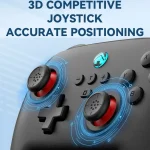 Wireless Bluetooth Gamepad With Wakeup Vibration Body Gamepad For Switch / Android / Apple / PC, Black, Green, Pink - Image 7