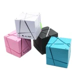 Qone Cube AI Smart Voice-Controlled Bluetooth Speaker RGB Light Mini Wireless Audio, AI Voice-Controlled (Black), AI Voice-Controlled (White), AI Voice-Controlled (Blue), AI Voice-Controlled (Pink) - Image 2