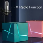 Qone Cube AI Smart Voice-Controlled Bluetooth Speaker RGB Light Mini Wireless Audio, AI Voice-Controlled (Black), AI Voice-Controlled (White), AI Voice-Controlled (Blue), AI Voice-Controlled (Pink) - Image 10