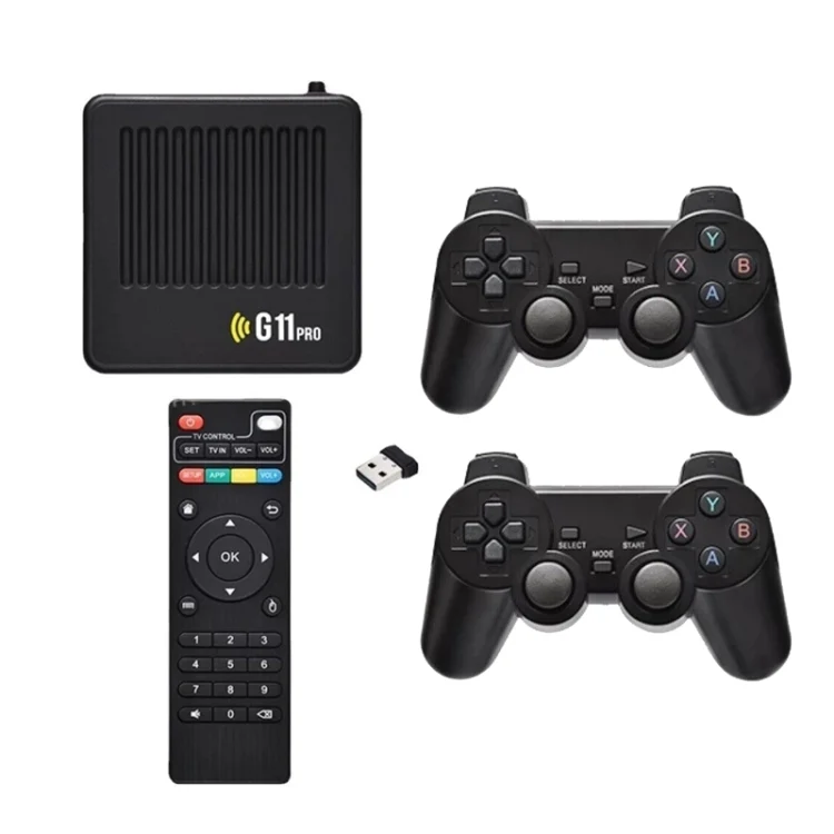 G11 PRO Game Machine TV Box Dual System HDMI HD 4K Retro Arcade, 64G 30,000+ Games, 128G 40,000+ Games, 256G 60,000+ Games, 64G+Charging Handle, 128G+Charging Handle, 256G+Charging Handle
