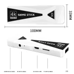 GT68 3D Box Portable Game Console For PSP TV Stick Retro Wireless Gamepad, Small Packaging, 64G, 128G, 256G - Image 3