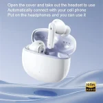 REMAX CozyPods W21N Dual Noise Reduction Bluetooth Earphone Music Call Wireless Earphone - Image 2