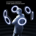 REMAX CozyPods W21N Dual Noise Reduction Bluetooth Earphone Music Call Wireless Earphone - Image 8