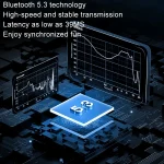 REMAX OpenBuds P5 Colorful Crystal Hanging Ear Air Conduction Bluetooth Earphone OWS Sports Music Wireless Earphone, P5 - Image 5