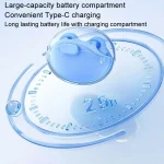 REMAX CozyBuds W15 Transparent Ear Clip Wireless Bluetooth Earphone OWS Sports Earphone, W15 - Image 5