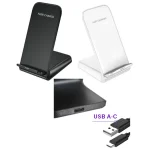 15W Desktop Wireless Charger Mobile Phone Wireless Fast Charging Bracket, Z2 (Black), Z2 (White) - Image 3