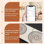 Bluetooth Speaker Light Painting Bedroom Decoration Night Light USB Plug, USB Plug - Image 6