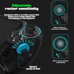 IPEGA Mechanical Gamepad Tablet Cell Phone Stretch Wireless Bluetooth Grip For N-S / P3 / PC / Switch / Android / IOS, Black, With Colorful Light - Image 3