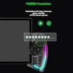 IPEGA Mechanical Gamepad Tablet Cell Phone Stretch Wireless Bluetooth Grip For N-S / P3 / PC / Switch / Android / IOS, Black, With Colorful Light - Image 4