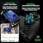 IPEGA Mechanical Gamepad Tablet Cell Phone Stretch Wireless Bluetooth Grip For N-S / P3 / PC / Switch / Android / IOS, Black, With Colorful Light - Image 5