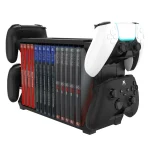 DOBE HHC-P5028 Multi-functional Console Disk Organizer Gamepad Storage Stand For PS5 / Switch / Xbox Series S / Xbox Series X - Image 5