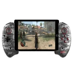 IPEGA PG-9083 Phone Tablet Bluetooth Wireless Stretch Gamepad For Android / IOS / PS3 / Switch, A Camouflage, B Flame Red Blue
