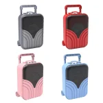 X1 Mini Trolley Case Bluetooth Speaker Retro Card Radio Portable Audio, Pink, Red, Deep Black, Sky Blue - Image 2