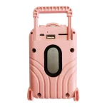 X1 Mini Trolley Case Bluetooth Speaker Retro Card Radio Portable Audio, Pink, Red, Deep Black, Sky Blue - Image 5
