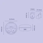 Q26 Bluetooth 5.3 Sleep Mini Wireless Bluetooth Earphone Invisible Comfortable Noise Canceling Earphones - Image 6