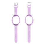 For Tamagotchi UNI (2023) Pet Game Machine Silicone Integrated Watch Strap Protective Case, Transparent Blue, Transparent, Transparent Pink - Image 3