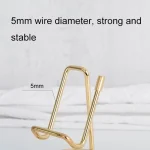 Wrought Iron Stable Desktop Tablet Phone Lazy Stand Office Business Card Holder - Image 5