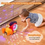 Crawling Hermit Crab Educational Electrical Toys Universal Music Light Projection Cartoon Children Toys, Hermit Crab Blue, Hermit Crab Orange - Image 12