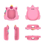For Tamagotchi Uni (2023) Pet Game Console Silicone Protective Case, Pink Cartoon - Image 2